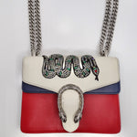 Gucci Multicolor Leather Mini Crystal Snake Embroidered Dionysus Bag