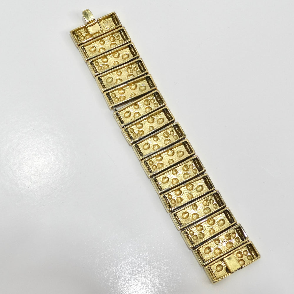 18K Gold Plated 1980s Bracelet