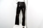 Tom Ford for Gucci 1990s Black Lambskin Leather Flare Pants