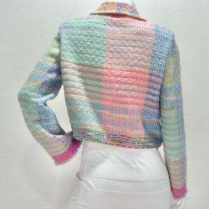 Balmain 1990s Multicolor Tweed Jacket