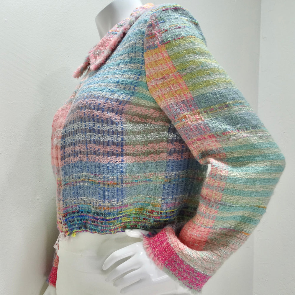 Balmain 1990s Multicolor Tweed Jacket