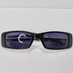 Chanel Black Y2K Square Frame Sunglasses