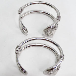 Versus Versace Lion Saftey Pin Cuff Bracelet Set