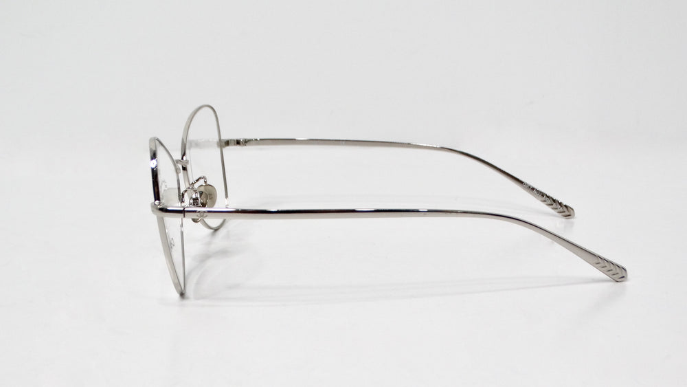 Chanel 2019 Silver-Tone Metal Frame Butterfly Style Eye Glasses