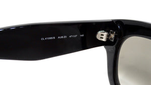 Celine Black & Gold-Tone Wayfarer CL40195 Gradient Tinted Lens Sunglasses