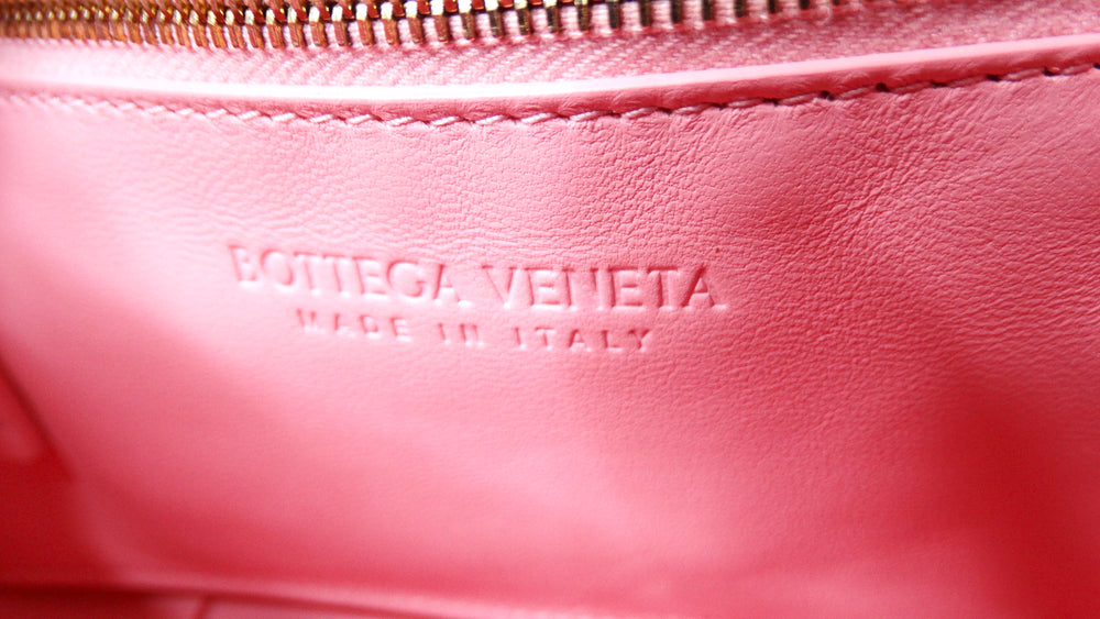 Bottega Veneta Pink Cassette Leather Crossbody Bag