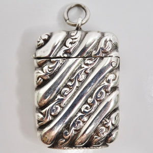 1950 Sterling Silver Matchbox Pendent