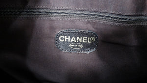 Chanel 1998 Brown Caviar Leather Interlocking CC Logo Timeless Tote Bag