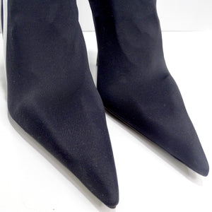 Balenciaga X Adidas Knife 110 Spandex-Knit Ankle Boots