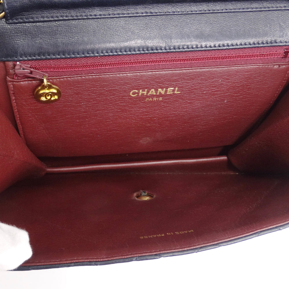 chanel purse inside
