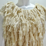 1980s Shaggy Fringe Knit Top