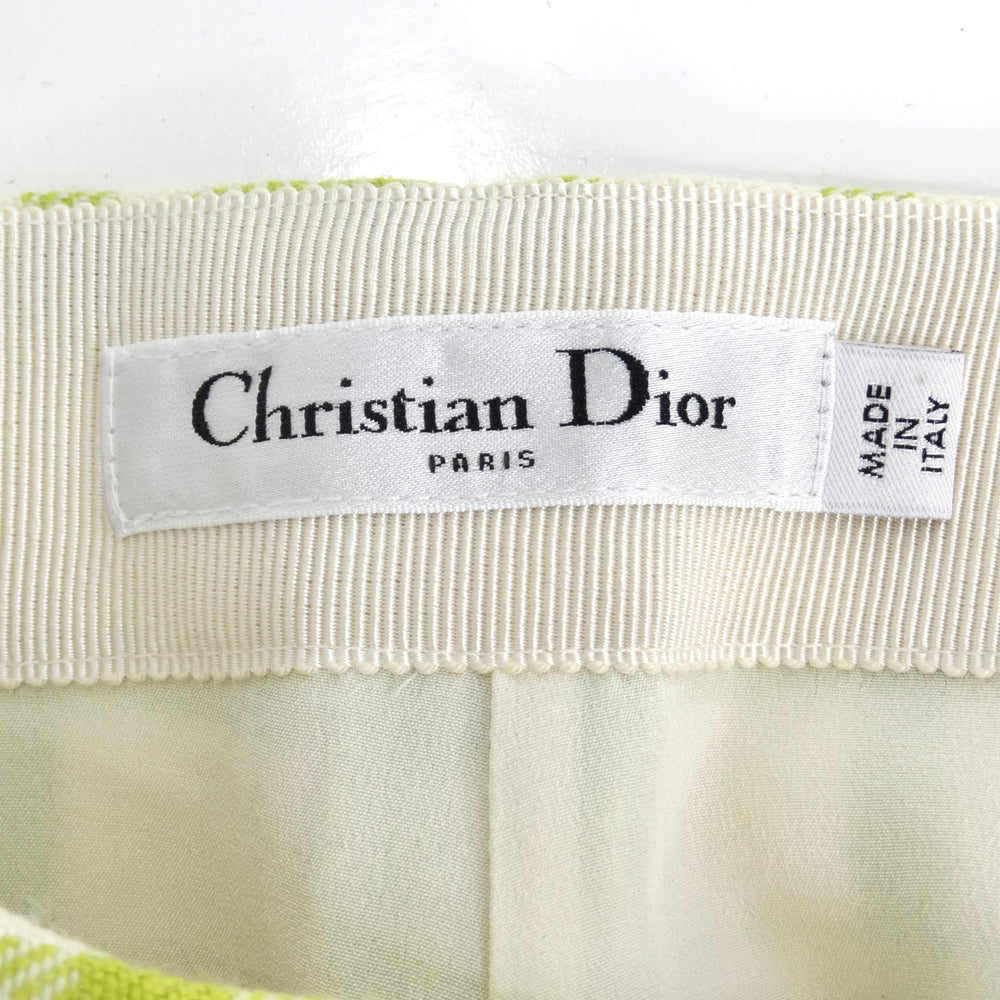 Christian Dior Plaid Wool Shorts