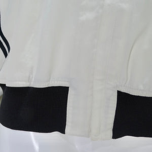 Gianni Versace 1980s Black & White Bomber Jacket