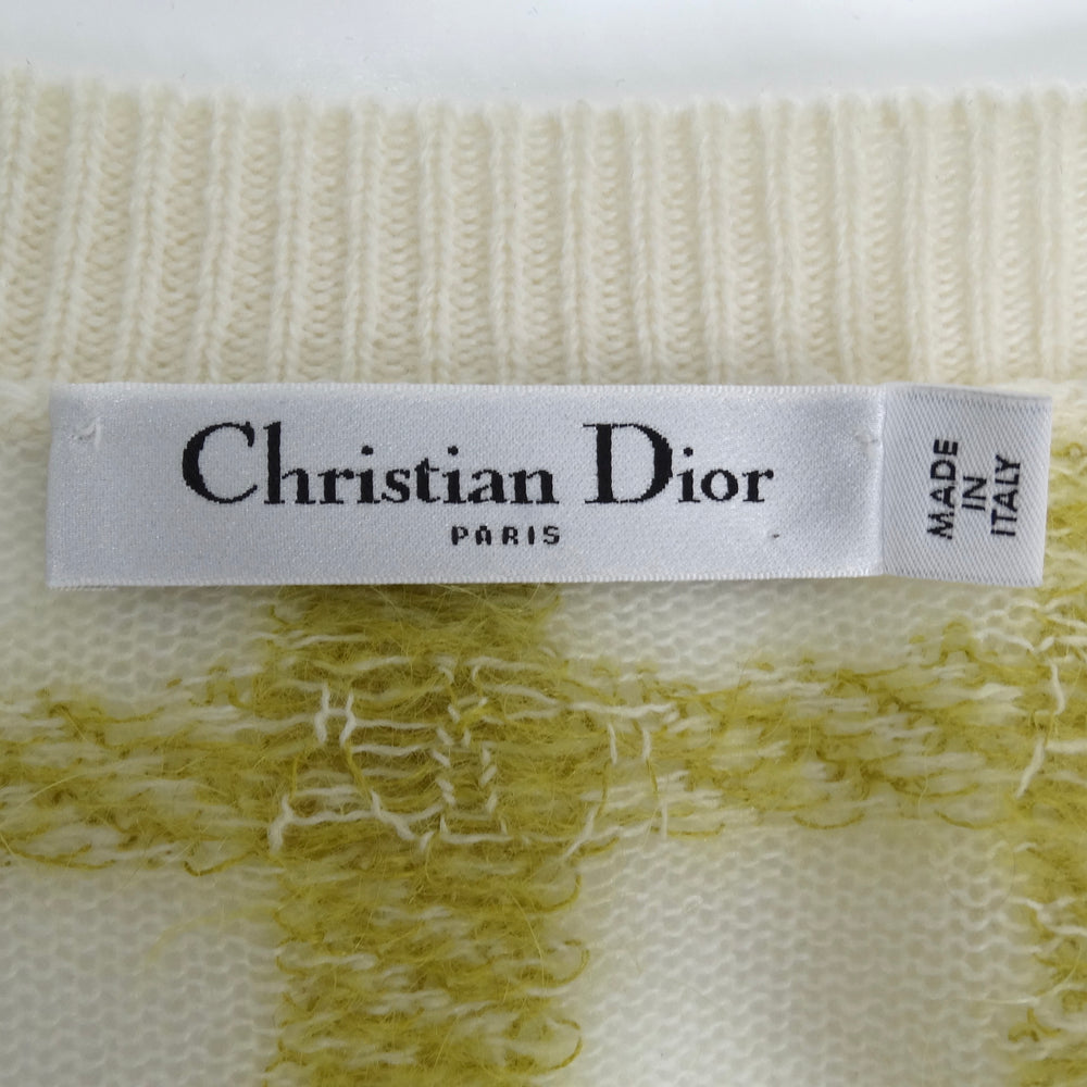 Christian Dior 2021 Plaid Wool Cardigan