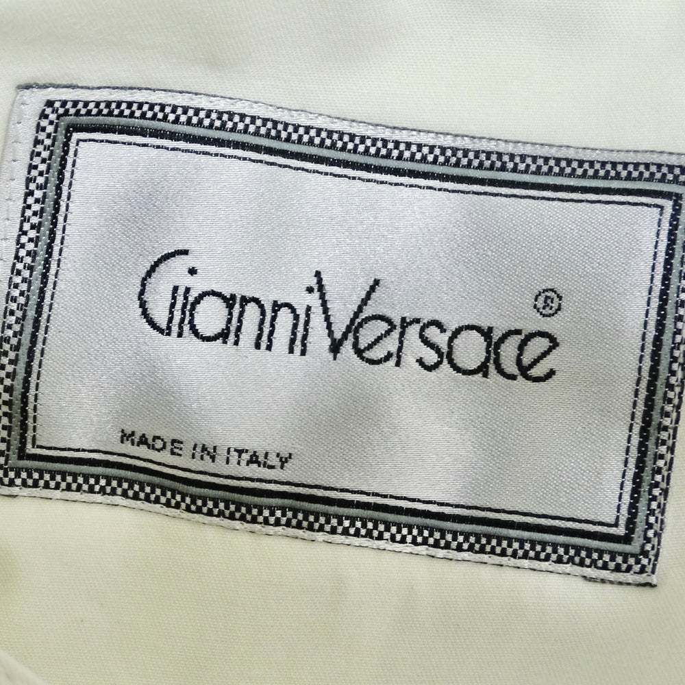 Gianni Versace 1980s Black & White Bomber Jacket