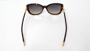 Louis Vuitton Charlotte Frame Tortoise Acetate Monogram Foldable Sunglasses