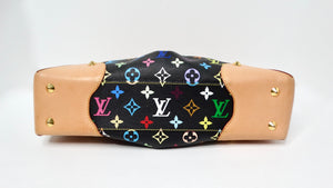 Louis Vuitton x Takashi Murakami Y2K Black Monogram Judy Clutch Shoulder Bag