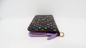 Louis Vuitton x Takashi Murakami Y2K Black Monogram Multicolor Insolite Wallet