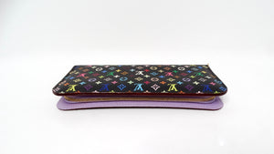 Louis Vuitton x Takashi Murakami Y2K Black Monogram Multicolor Insolite Wallet