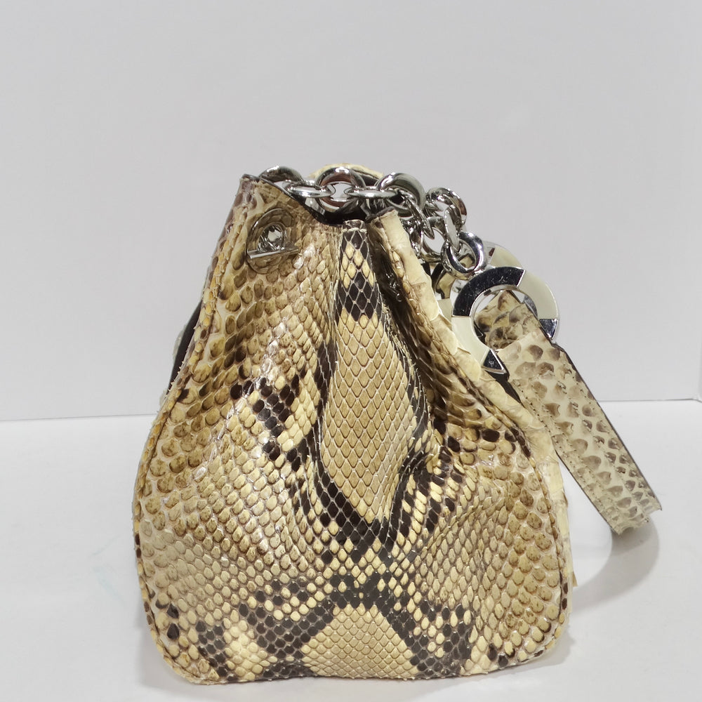 Michael Kors Brown Snakeskin Handbag