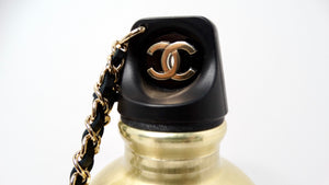 Chanel 2020 Black Quilted Lambskin Leather & Gold-Tone Metal Water-Bottle Bag