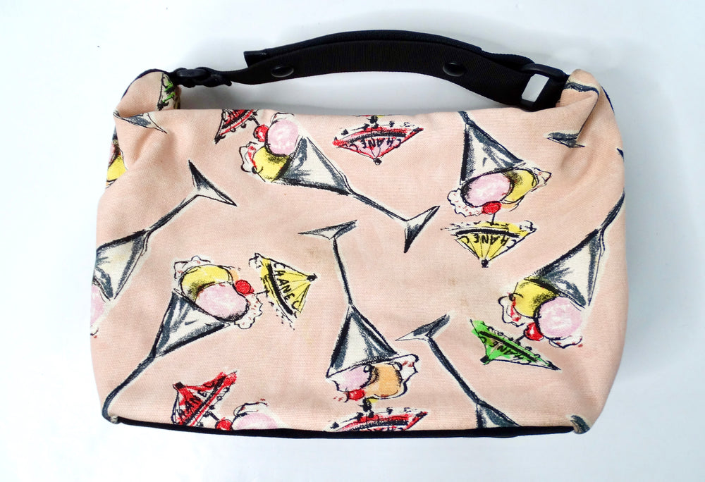 Chanel Iconic Ice Cream Parfait Canvas Print Handbag circa 2003