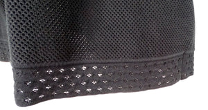 Chanel Black Perforated Cotton Mini Babydoll Dress