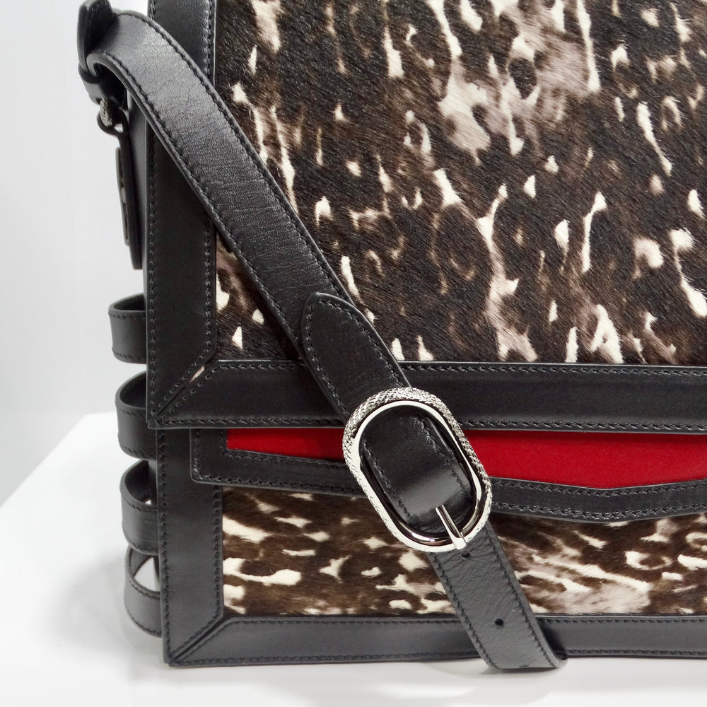 Christian Louboutin Pony Hair Crossbody Flap Bag