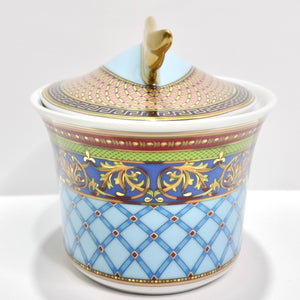 Versace Rosenthal 1990s Russian Dream Porcelain Sugar Bowl