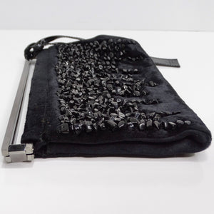 Gucci Tom Ford Embellished Black Clutch