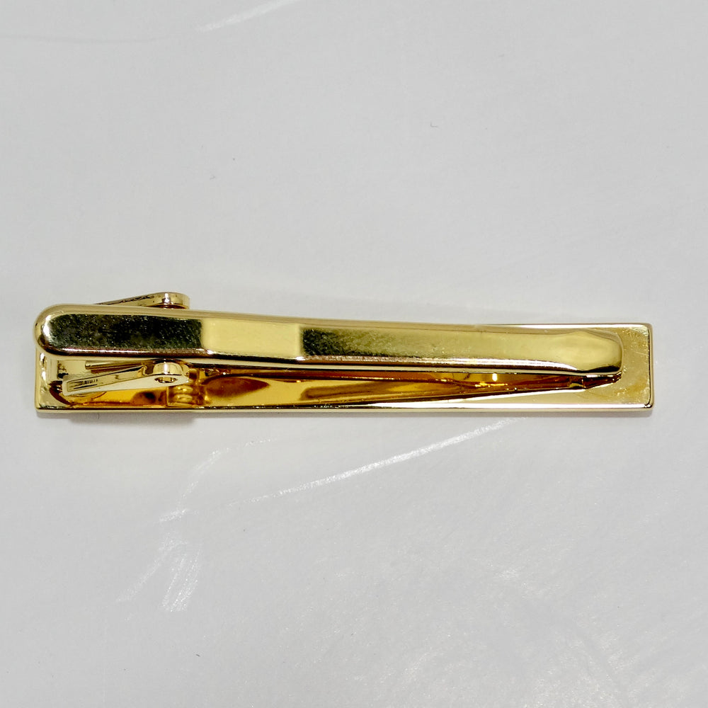 18K Gold Plated 1970s Tie Clip