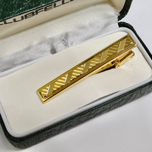 18K Gold Plated 1970s Tie Clip