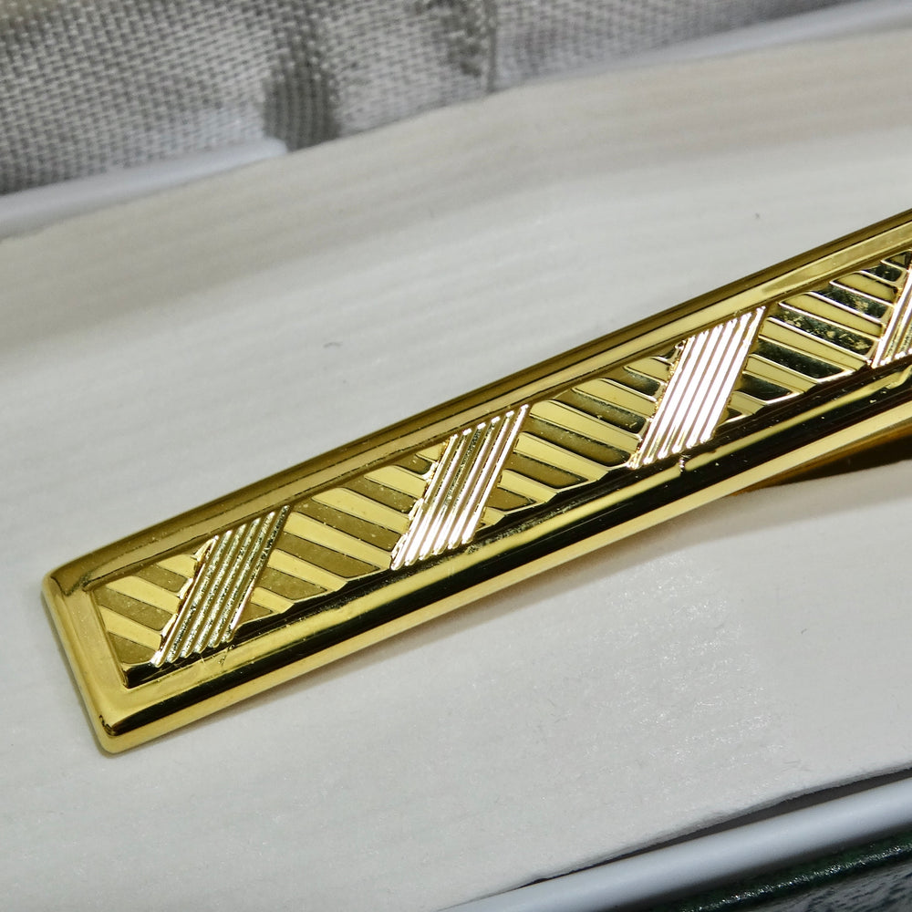 18K Gold Plated 1970s Tie Clip