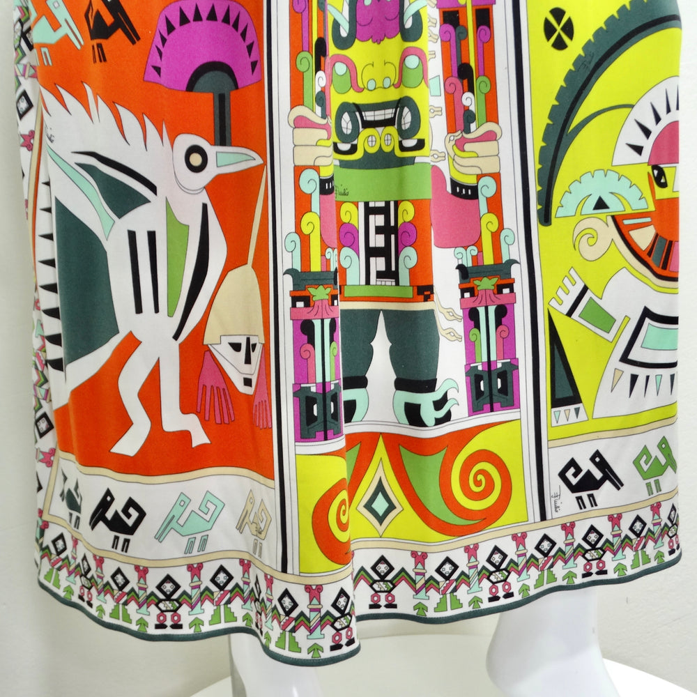 Pucci Reissue Geometric Printed Maxi Skirt