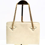 Gucci 1960s Beige Leather Shoulder Bag