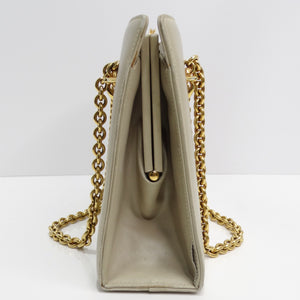 Gucci 1960s Beige Leather Shoulder Bag