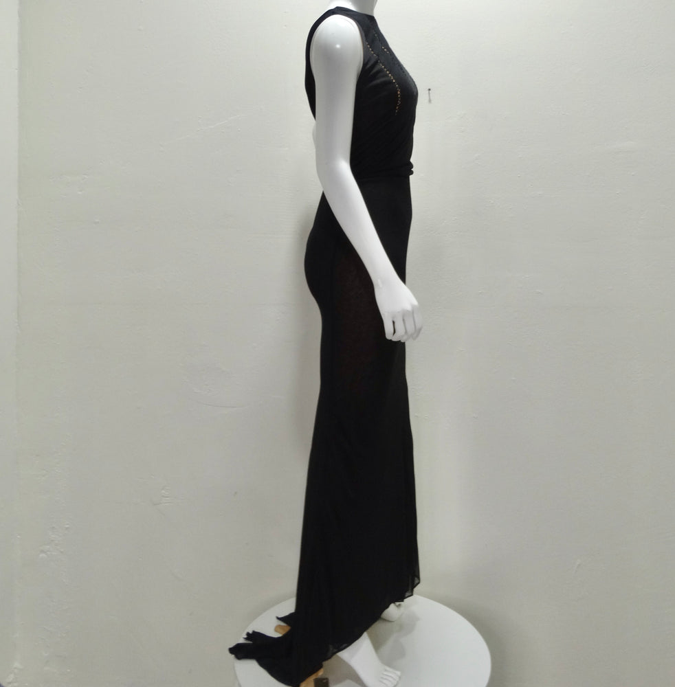 Richard Tyler Couture 1990s Black Evening Gown Richard Tyler Couture 1990s Black Evening Gown
