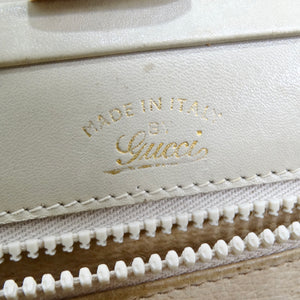 Gucci 1960s Beige Leather Shoulder Bag