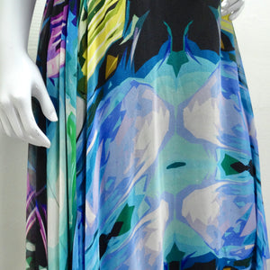 Michael Angel Multicolor Evening Gown