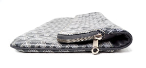 Goyard Grey Goyardine Sainte Marie Foldable Clutch Bag