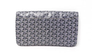 Goyard Grey Goyardine Sainte Marie Foldable Clutch Bag