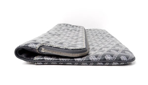 Goyard Grey Goyardine Sainte Marie Foldable Clutch Bag