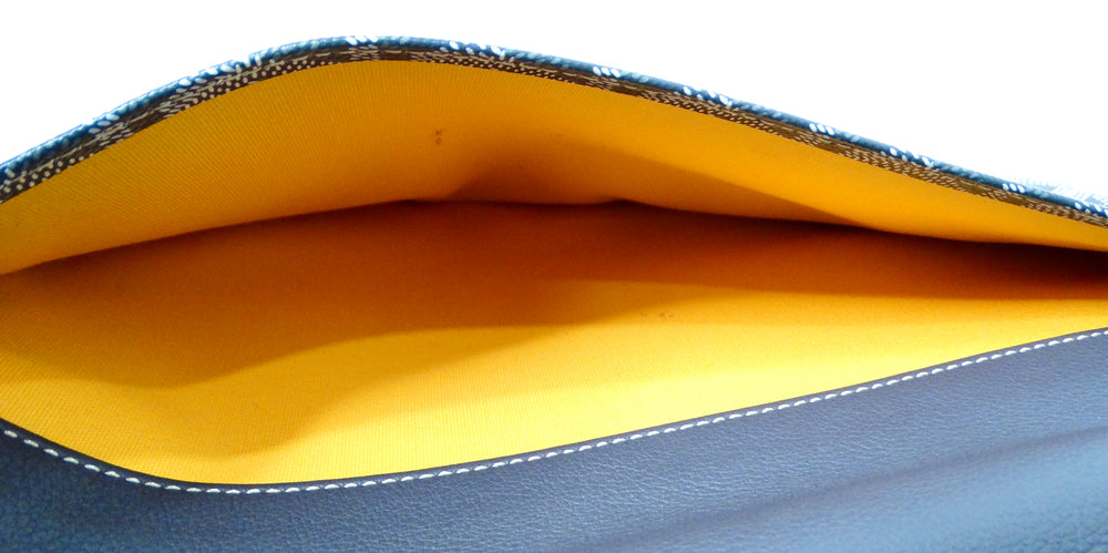 Goyard Grey Goyardine Sainte Marie Foldable Clutch Bag