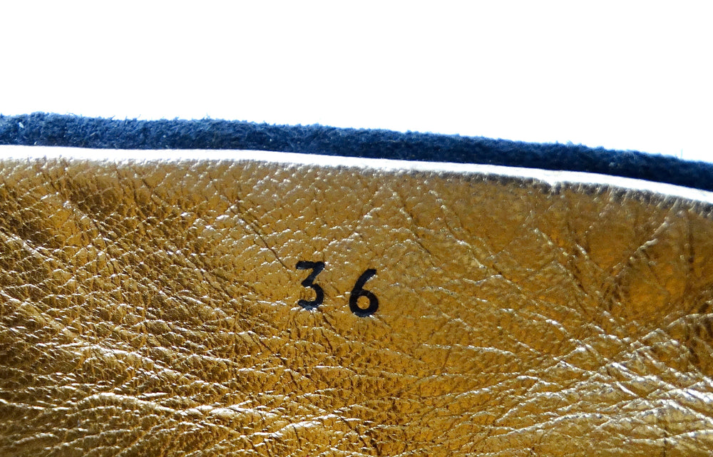 Prada Navy Blue Suede Platform Espadrille Ankle Boots