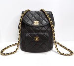 Chanel 1990s Lambskin Quilted Backpack