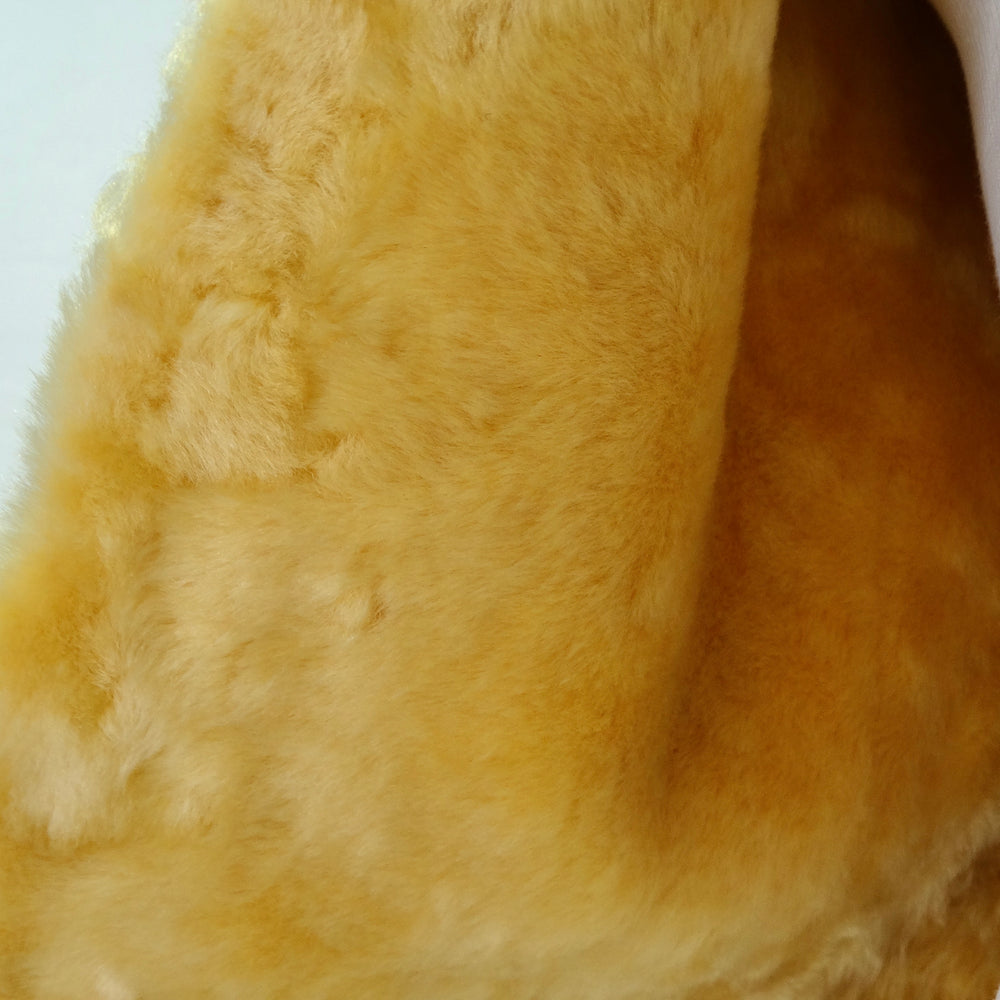 Vintage Reverse Shearling Leather Vest