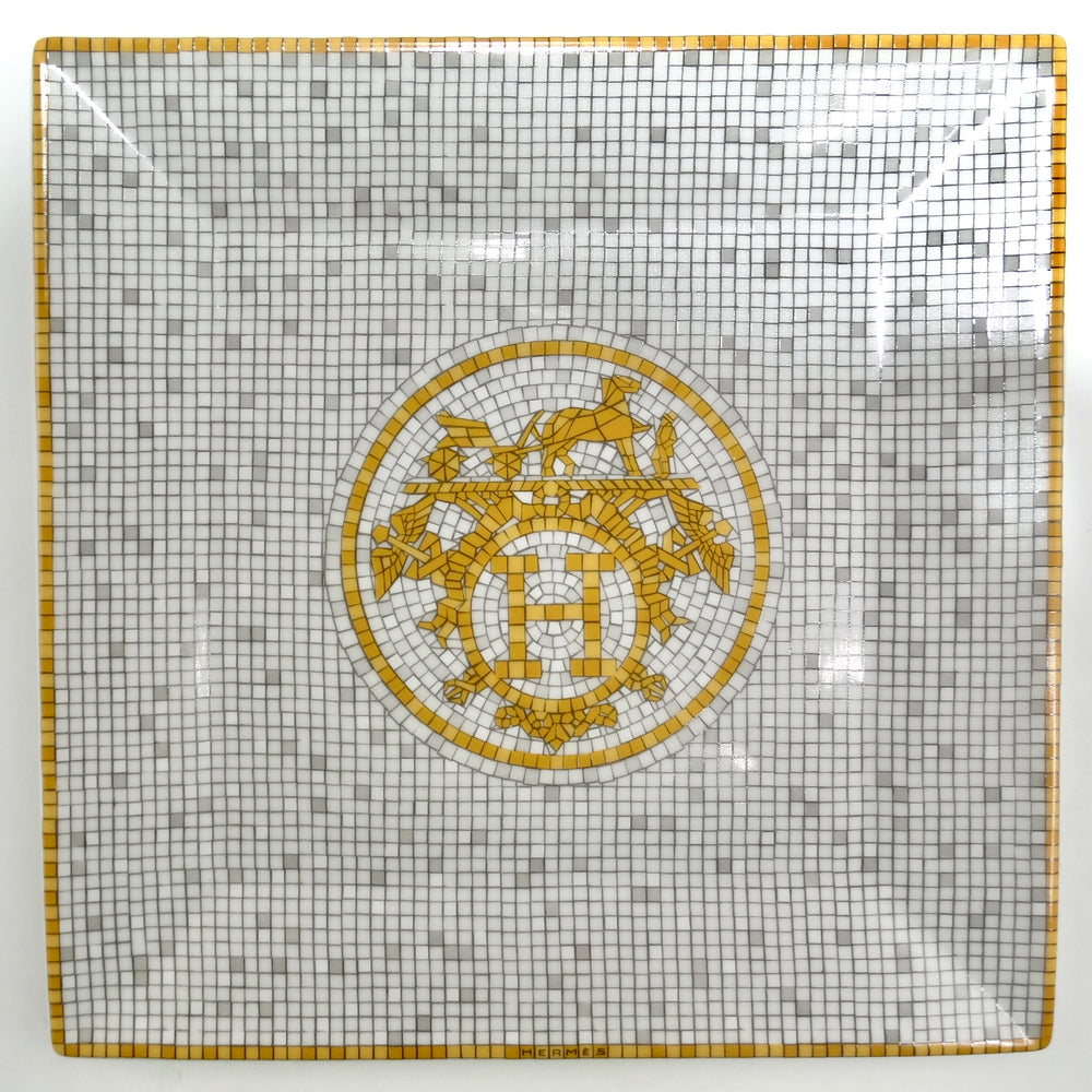 Hermes Mosaique Square Plate