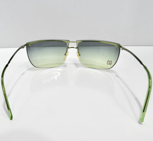 Gucci Y2K Green Gradient Sunglasses