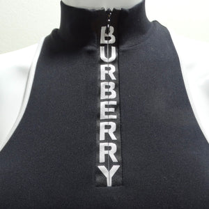 Burberry Black Logo Sports Bra