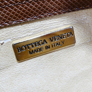 Bottega Veneta 1980s Brown Leather Tote Shoulder Bag